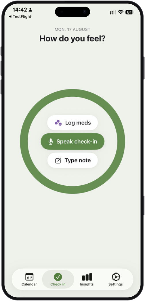 Squirl App Checkin